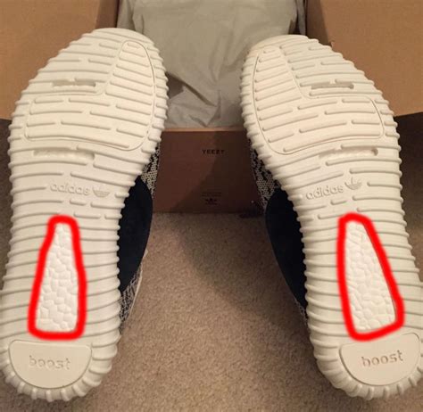 bottom of fake yeezys